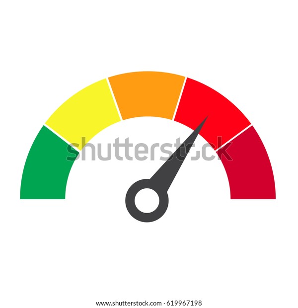 Speedometer Rating Meter Signs Infographic Gauge Stock Vector (Royalty ...