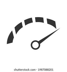 speedometer, scale meter reader,  vector icon for cars and industrial. general indicators with needles