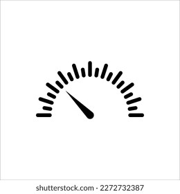Speedometer set icon, logo isolated on white background