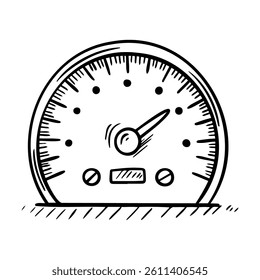 The speedometer is set at a speed of 60 mph