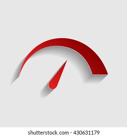 Speedometer sign illustration