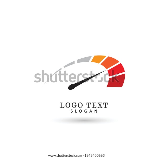 Speedometer, Speed & Accelerate Logo. Icon\
& Symbol Vector\
Template.