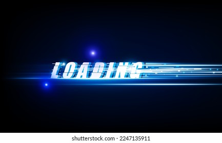 Diseño automático del tablero de mandos del velocímetro. Tecnología abstracta del medidor de velocidad y carga y descarga barra de progreso o indicador redondo del diseño del vector de velocidad web