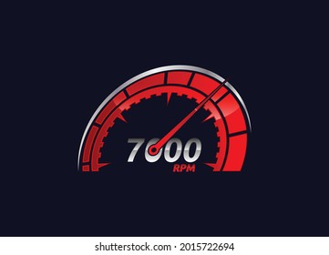 speedometer speed concept logo icon vector template