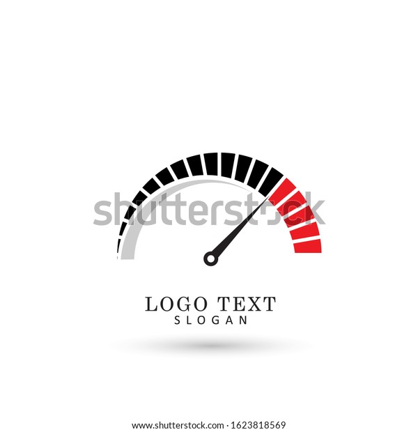 Speedometer, Speed and Performance Logo. Symbol\
& Icon Vector\
Template.