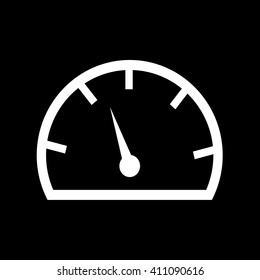 Speedometer and tachometer icon Illustration design