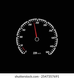Speedometer, tachometer icon. internet-based vehicle speed indication sign
