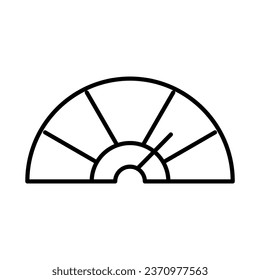 Speedometer, tachometer icon. Speed indicator sign. Internet car speed
