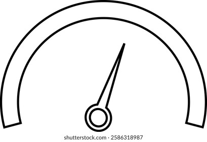 Speedometer, tachometer icon. Speed indicator sign. Internet car speed. Performance concepts. Speedometer . Fast speed sign. Flat simple icons, gauges from low to high. Minimum to Maximum.