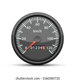 Speedometer vector design illustration isolated on white background
