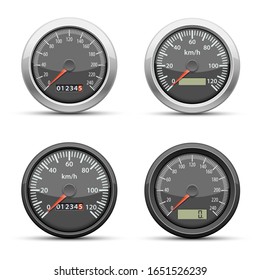 Speedometer vector design illustration isolated on white background