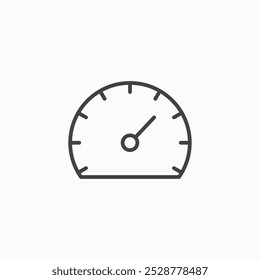 Speedometer vector flat icon set.eps