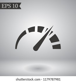 speedometer vector icon 10 eps