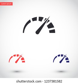 speedometer vector icon 10 eps
