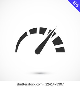 speedometer vector icon 10 eps
