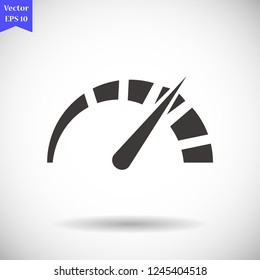 speedometer vector icon 10 eps
