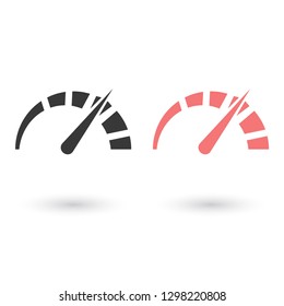 speedometer vector icon 10 eps