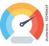 Speedometer Vector Icon