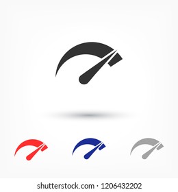 Speedometer  vector icon