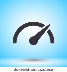 Speedometer  vector icon 