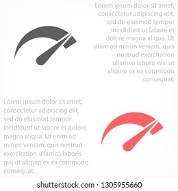 Speedometer  vector icon