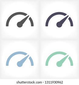 Speedometer  vector icon 