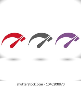 Speedometer  vector icon