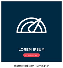 Speedometer vector icon