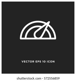 Speedometer vector icon