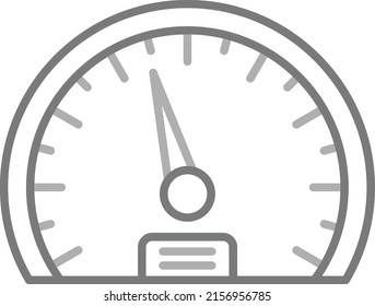 Speedometer vector icon. Can be used for printing, mobile and web applications.