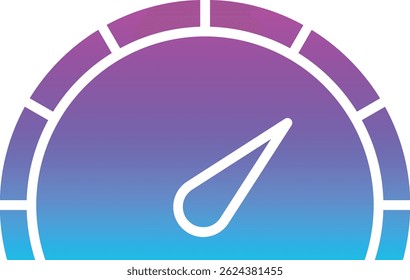 Speedometer vector icon. Can be used for printing, mobile and web applications.