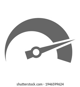 Speedometer vector icon, clip art vector illustration