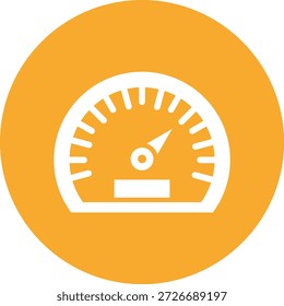 Ilustración de diseño de íconos de Vector de velocímetro