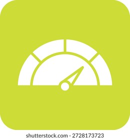 Ilustración de diseño de íconos de Vector de velocímetro