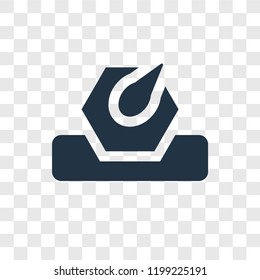 Speedometer vector icon isolated on transparent background, Speedometer transparency logo concept