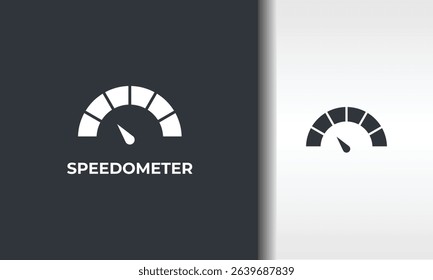 Speedometer Vector, Icon Or Logo Sign Isolated Symbol Illustration