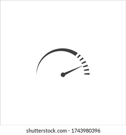 Speedometer vector icon on a white background. EPS10