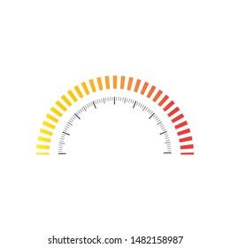 Speedometer vector illustration icon design