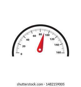 Speedometer vector illustration icon design