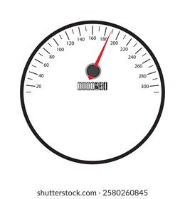 Speedometer vector illustration icon design