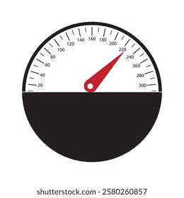 Speedometer vector illustration icon design