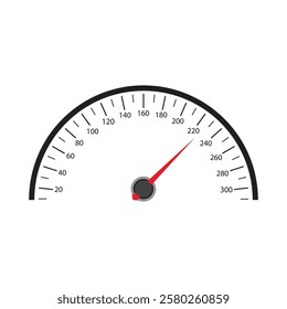 Speedometer vector illustration icon design