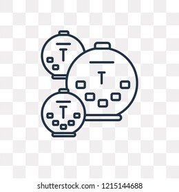 Speedometer vector outline icon isolated on transparent background, high quality linear Speedometer transparency concept can be used web and mobile