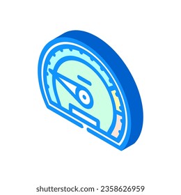 speedometer vehicle speed auto isometric icon vector. speedometer vehicle speed auto sign. isolated symbol illustration