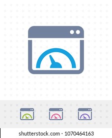 Speedometer In Window - Tap Duo Icons. A professional, pixel-aligned icon.