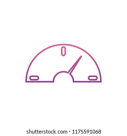 speedometericon in Nolan style. One of web collection icon can be used for UI, UX