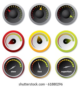 Speedometers for downloads