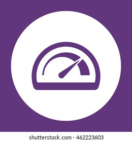 Speedometers  icon. Flat design.