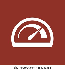 Speedometers  icon. Flat design.