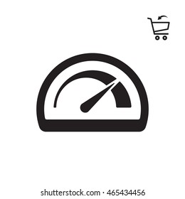 Speedometers  icon. Flat design.